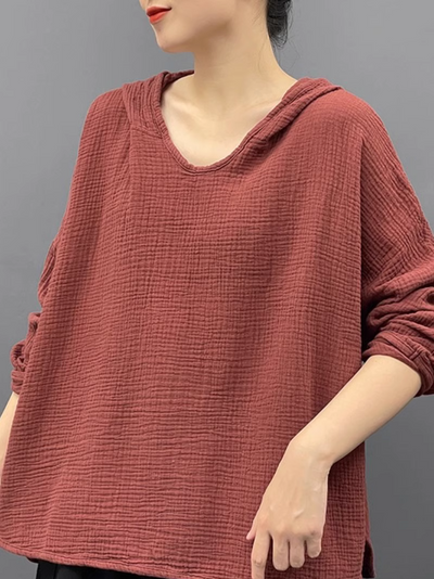 Women's Cool and stylish Loose Retro Hoodie Top