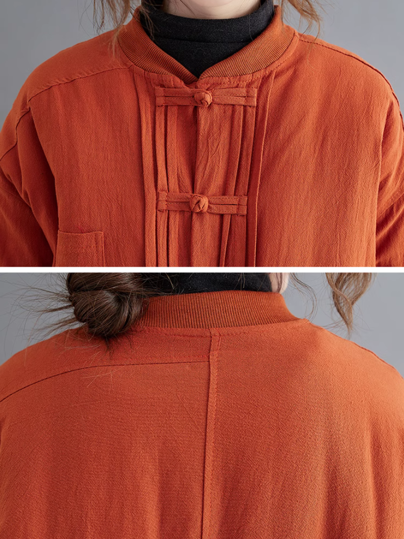 La cómoda chaqueta de cuello de ropa de uso diario de las mujeres