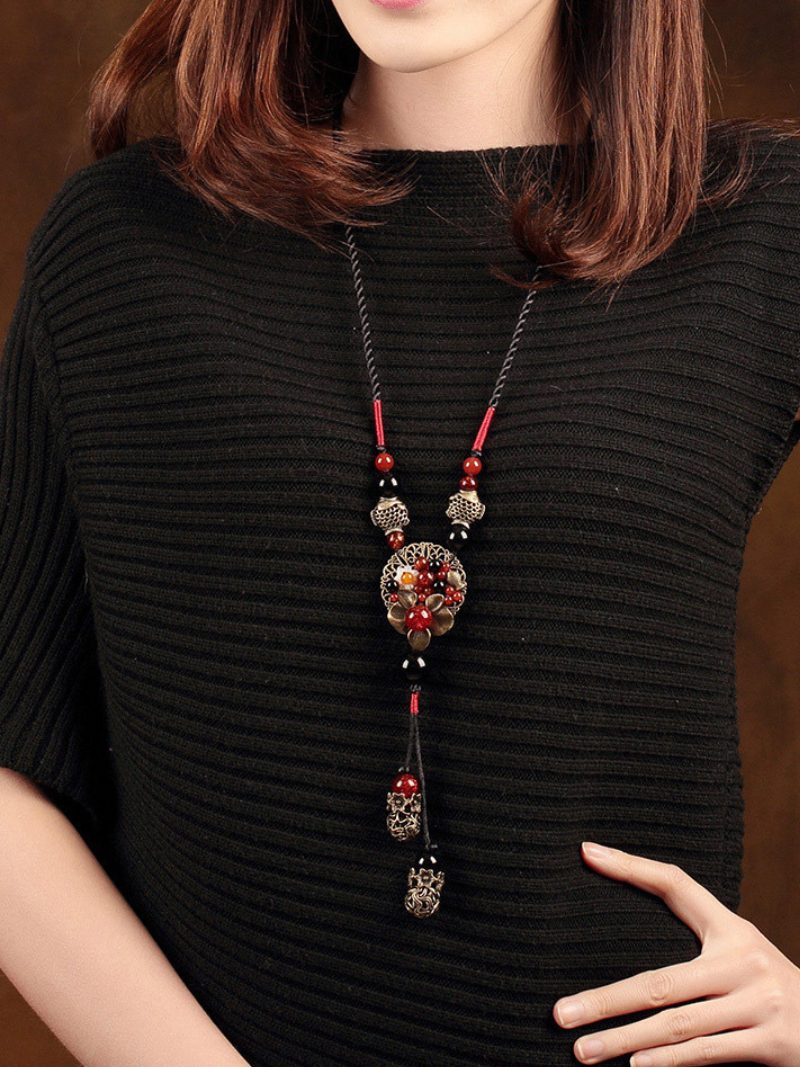 Women's Summer Shine Bright Crystal  Loose Necklace.