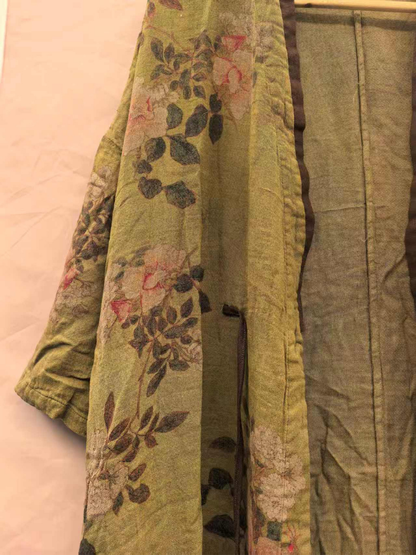 Vestido de cárdigan suelto de verano y cómodo y cómodo.