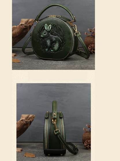 fashionable leather bag for women