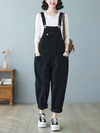 Women's Playful Pockets  Bib Overalls Dungarees