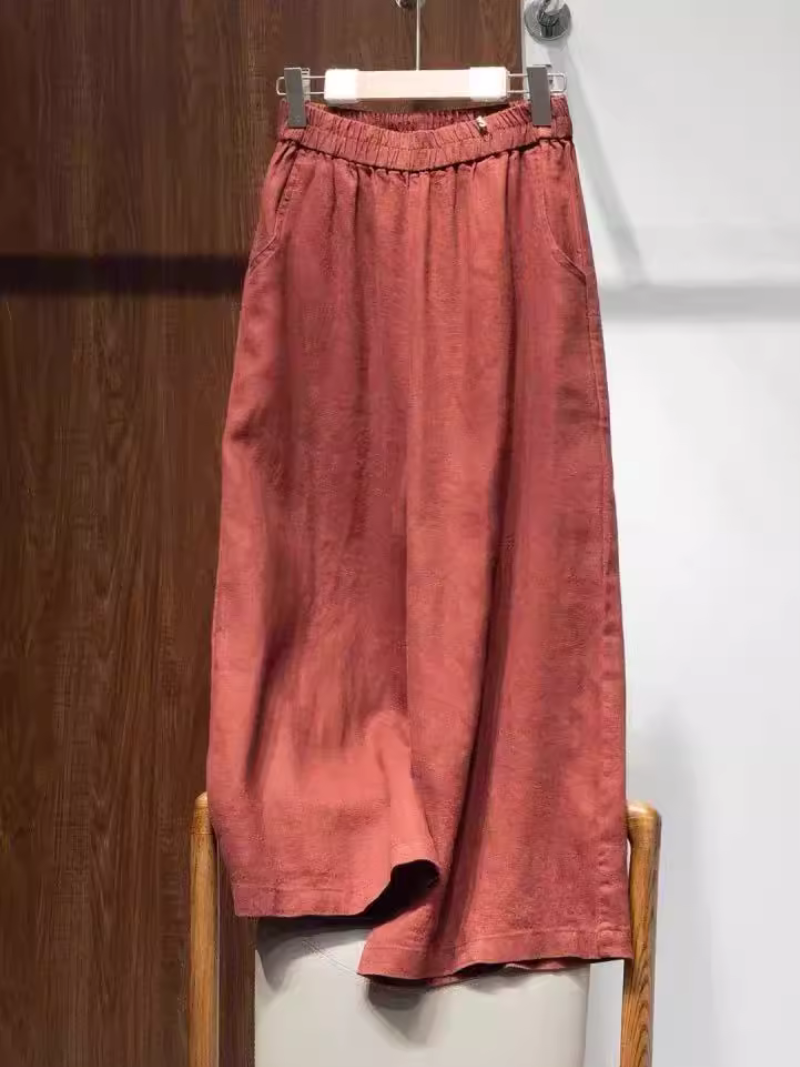 Women's Comfy & Trendy Solid Color Straight-Leg Bottoms