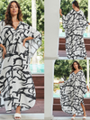 Women's Summer Elevate Beach Cover-Up Long Kaftan Dress