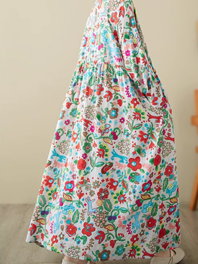 Women's Long-sleeved Smock Dress