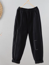 Women's Retro Literary Casual Bottoms Thickened Harem Pants