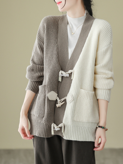 Women's Casual Comfy Open-Front Loose Cardigan