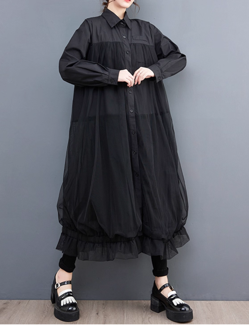 Women's Summer Retro Casual & Fluffy Style Loose A-line Dress