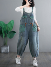 Women's Premium Quality Printed Long  Overalls Dungarees