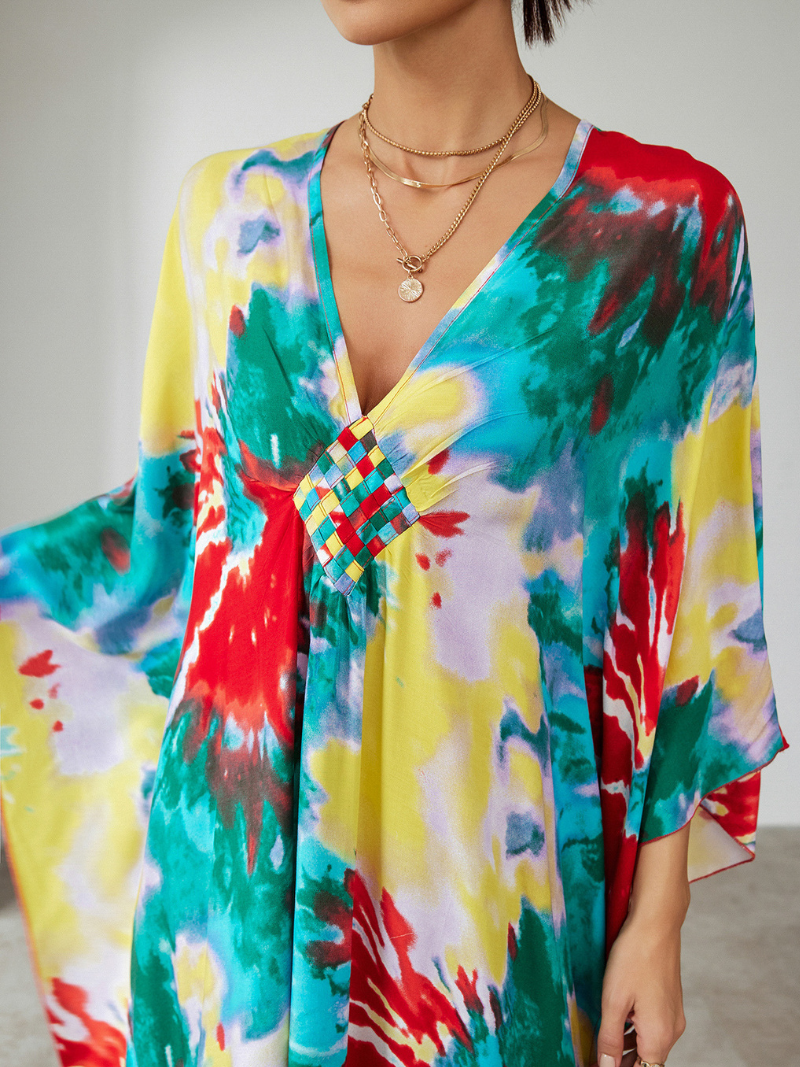 Femme pour femmes, votre robe Kaftan de garde-robe de plage d'été