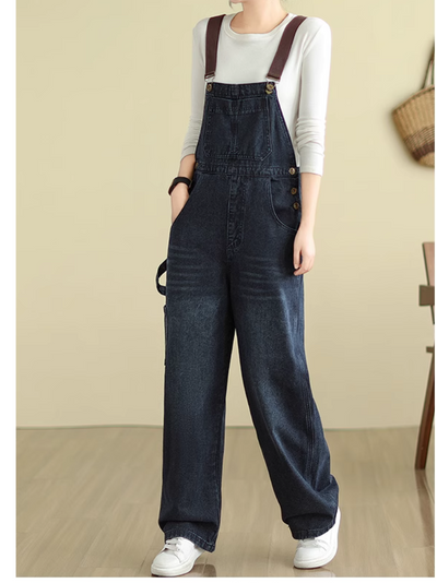 Women's blue Overalls Dungarees
