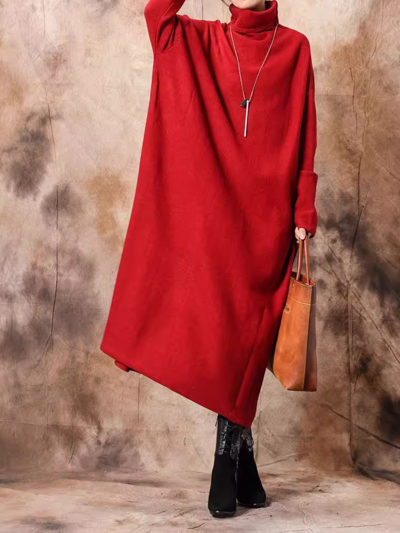 Women’s Fashionable & Cozy Warm A-line Loose Dress