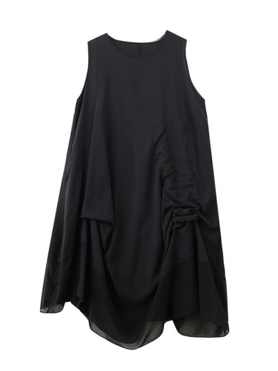 Women's Comfort and Stylish Loose Sleeveless Midi Dress