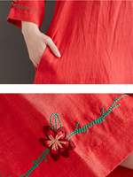 Women's A-Line dress with Side Pocket