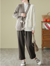 Women's Casual Comfy Open-Front Loose Cardigan