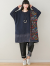 Women's Fashion and Comfort Printed Mid-Length Top