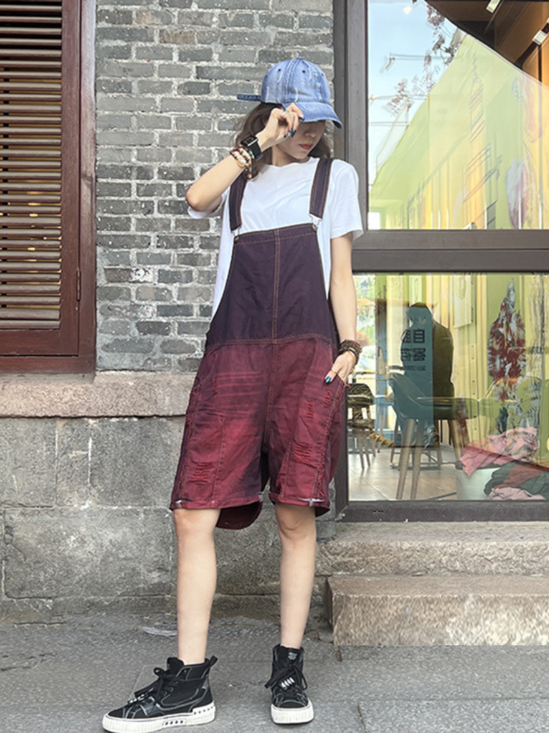 Women's casual Summer Short  Fashionable Dungarees