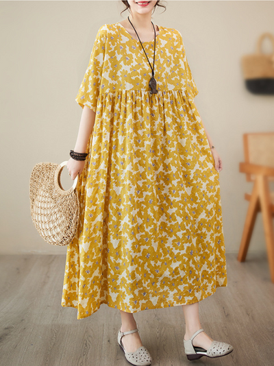 Women's Cotton Smock Dress