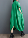 Women's Summer Stylish Loose Casual O-shaped Shirt Dress