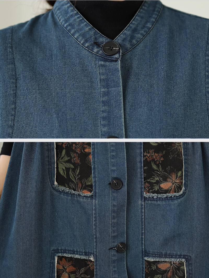 Frauen Sommer Retro modisch und trendy lose A-Line-Mantel