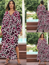 Women's Summer Elevate Beach Cover-Up Long Kaftan Dress
