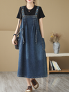 Women's Blue Salopette Dress
