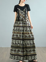 Patrón floral de moda femenino condenas sueltas