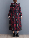 Women's Timeless Grace Printed knee A-Line Dress