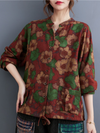 Women's Floral Elegance Artistic printed Top