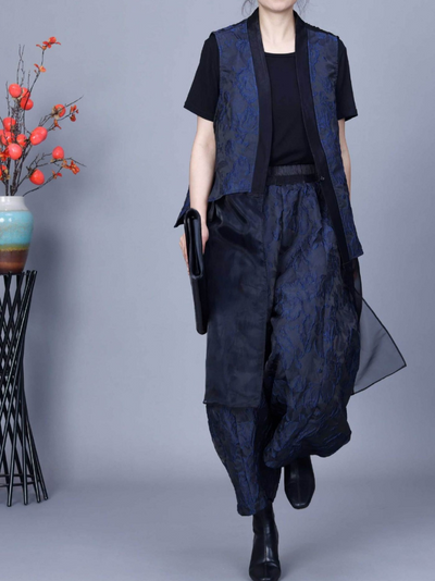 Women's blue Two-piece Co-ords.