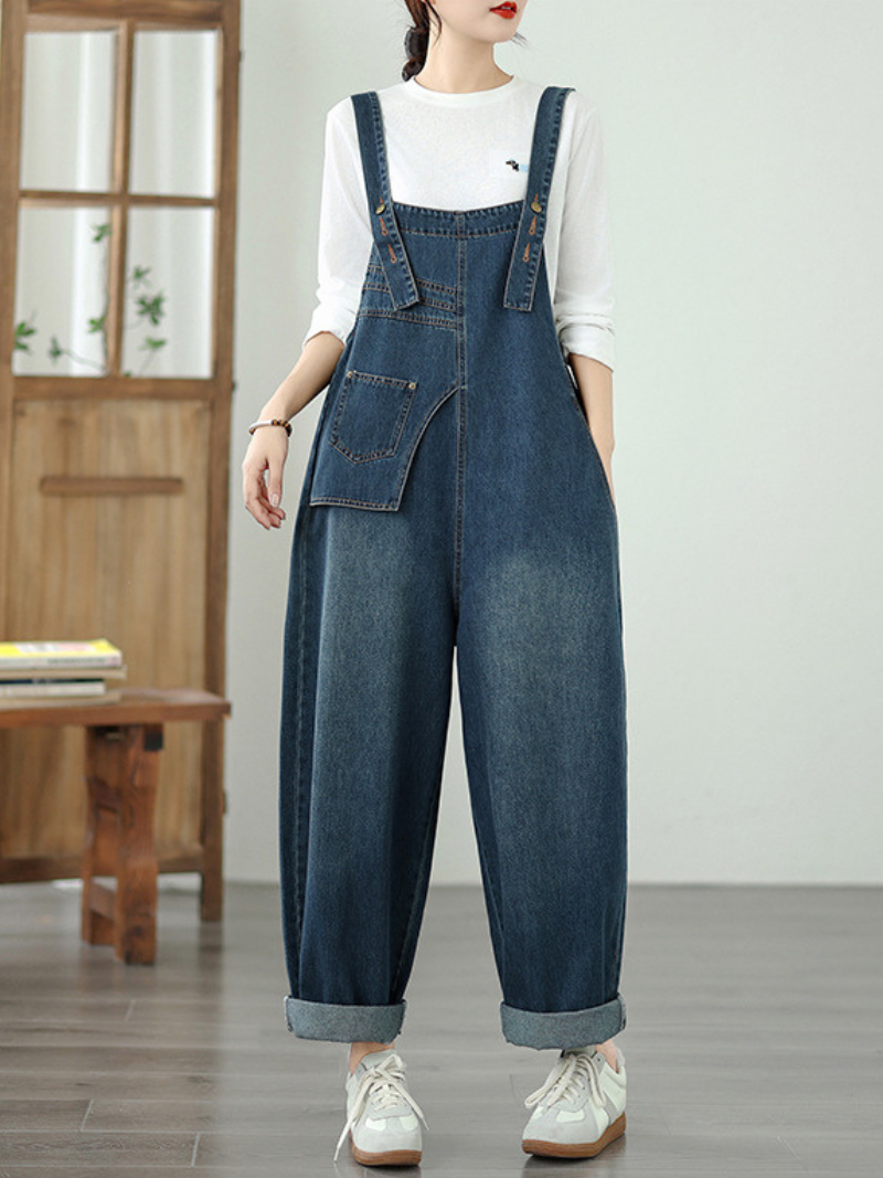 women's denim cotton overalls