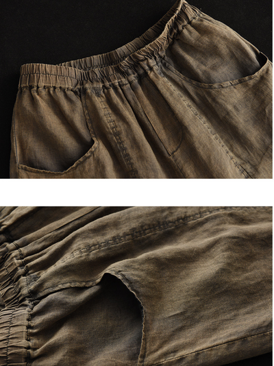 Women's Adjustable & Perfect Back Pocket Loose  Bottom