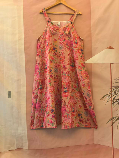 Breezy Floral Printed Loose Overalls for Women | Eva Trends