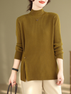 Women's Comfy Half Turtleneck Knitted Sweater