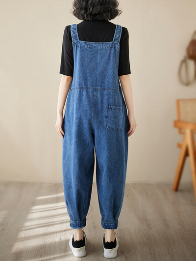 Women's Blue Overall Dungarees