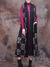 Modern Comfort Women's Printed Plaid Long Cardigan