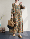 Your Floral Fantasy Come to Life Women's Printed Smock Dress