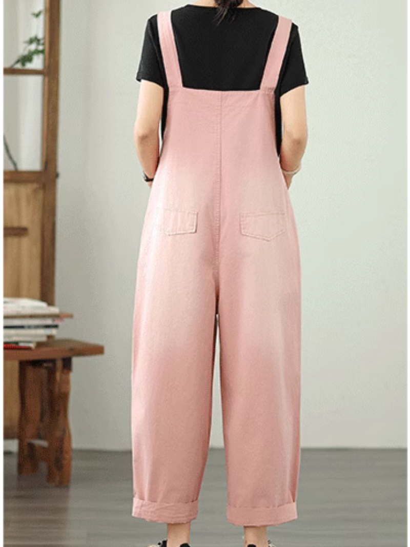Women's Summer Adjustable Straps and Pockets Bib's Dungarees
