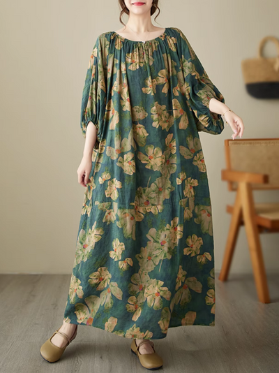 Women's Printed A-Line Dress