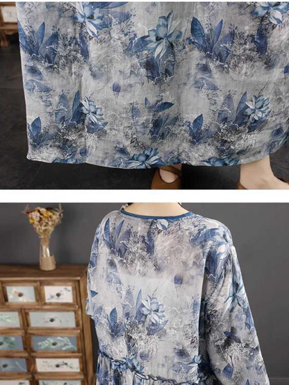   Blue lightweight polyester