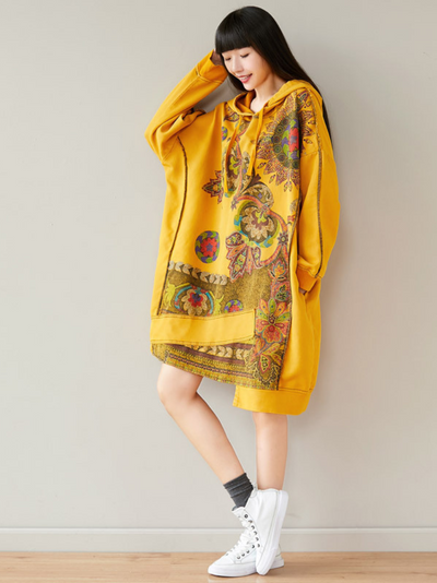 Women's Printed Hoodie Drees