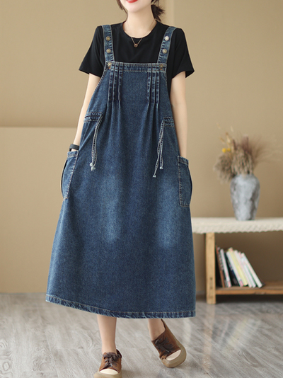 Women's Loose Salopette Dress