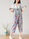 Women's Soft and Beautiful Three-Quarter Dungarees