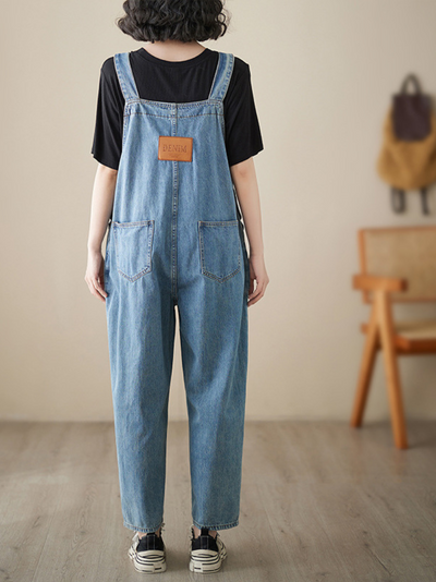 Women's Blue Overall Dungarees