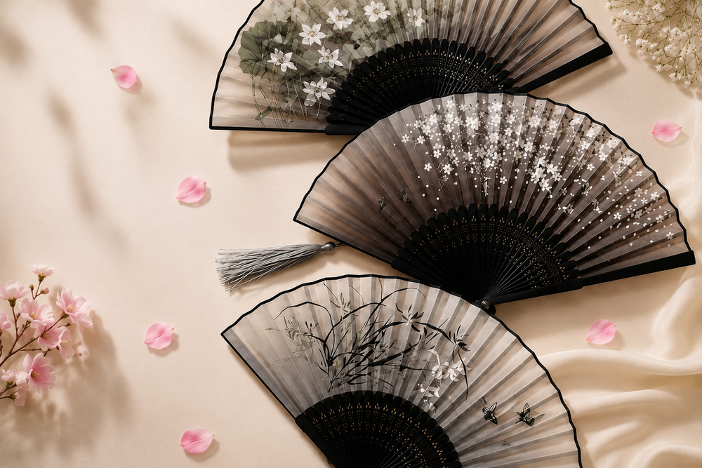 FREE FOLDING FAN WITH EVERY ORDER