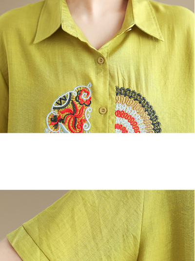 Women's Perfect for any Occasion Embroidered Polo Shirt Tops