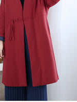 Winter Stylish Weekend V-Neck Padded Long Coat