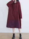 Long Live Printed Hooded Midi Dress