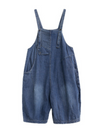 Womens Sleeveless Dungaree Overall