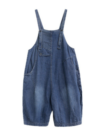 Womens Sleeveless Dungaree Overall